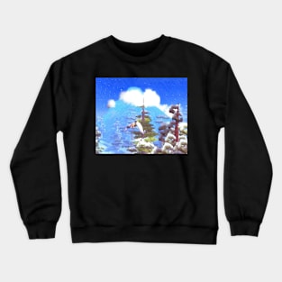 Hight mountain in a perfect world - 海特山在一个完美的世界 Crewneck Sweatshirt